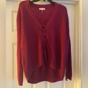 Purple oversized sweater